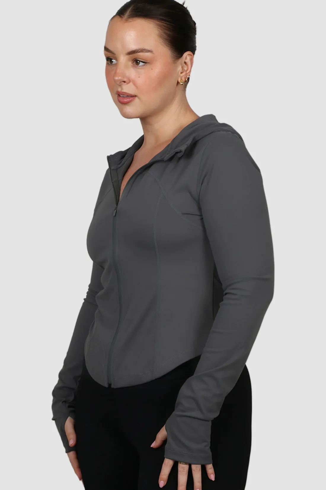 active_jacket_grey_2.webp Fayt Tops | Activewear | ACTIVE JACKET GREY