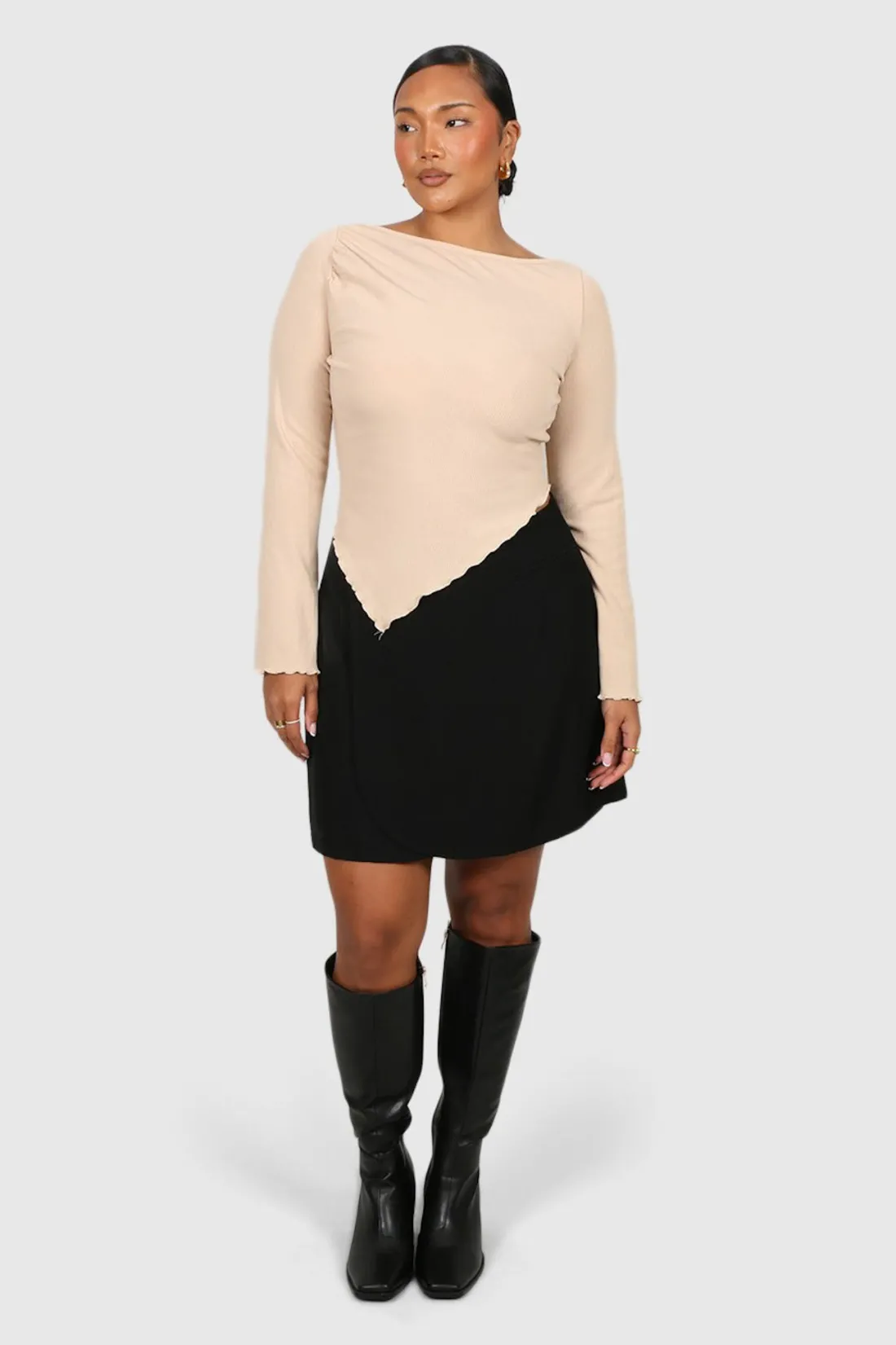 arbor_top_oat_4.webp Fayt Tops | Jackets, Knits & Coats | ARBOR TOP OAT