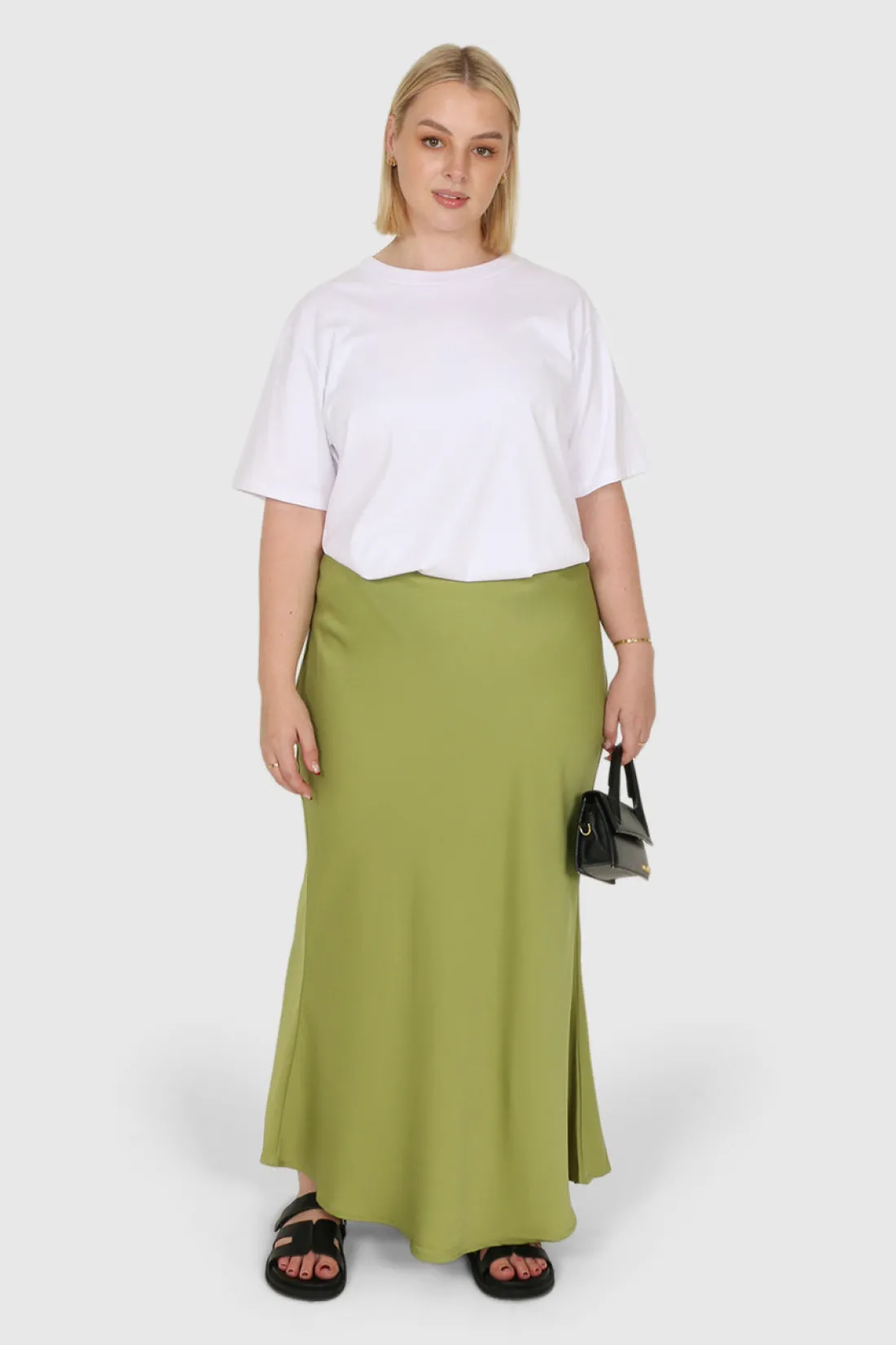 bianca_midi_skirt_kiwi_4.webp Fayt Skirts | BIANCA MIDI SKIRT KIWI