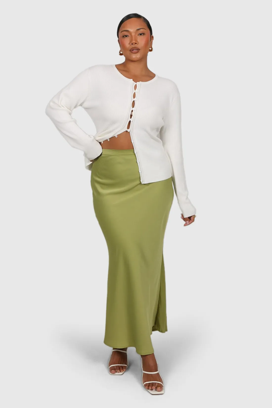 bianca_midi_skirt_kiwi_6.webp Fayt Skirts | BIANCA MIDI SKIRT KIWI