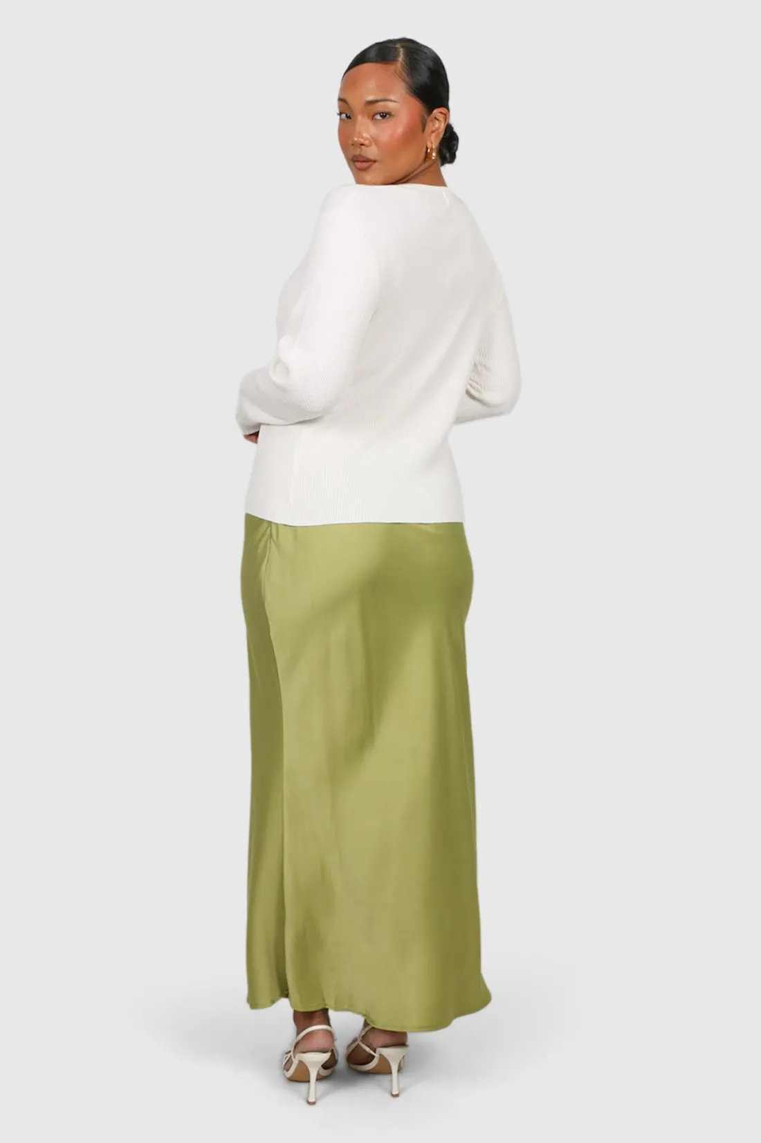 bianca_midi_skirt_kiwi_7.webp Fayt Skirts | BIANCA MIDI SKIRT KIWI