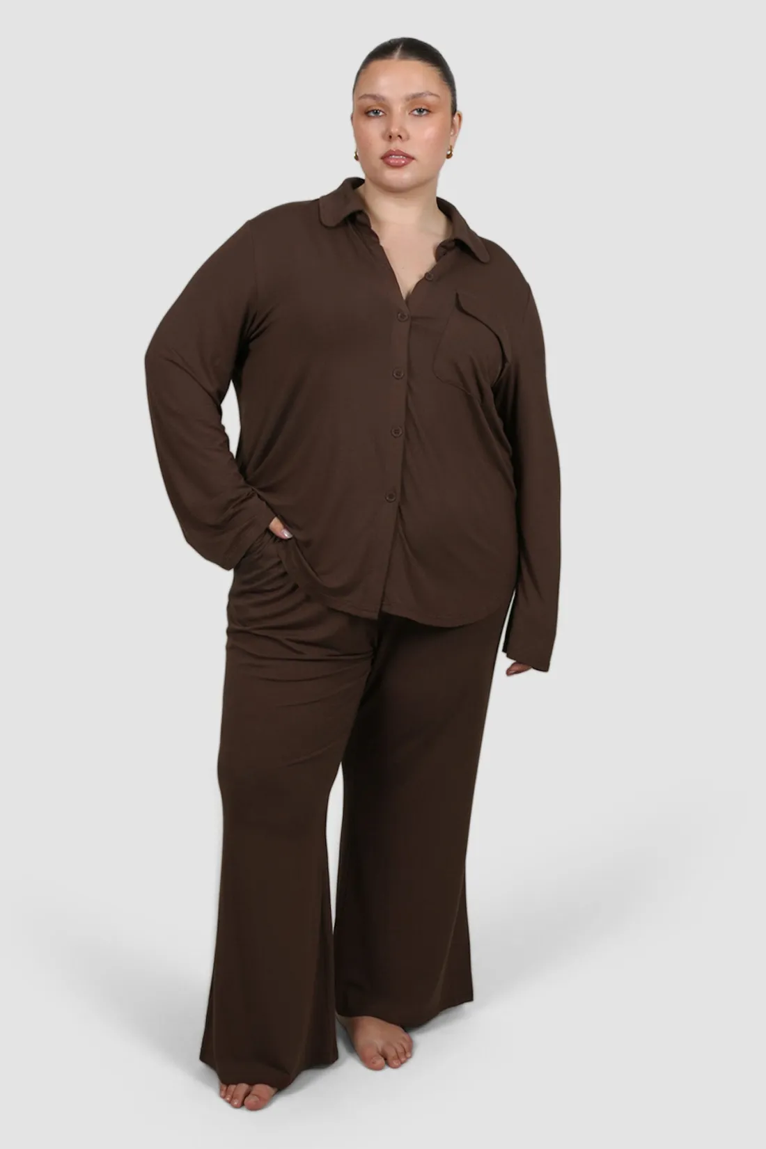 buttery_sleep_top_ls_espresso_4.webp Fayt Tops | Sets | BUTTERY SLEEP TOP L/S ESPRESSO