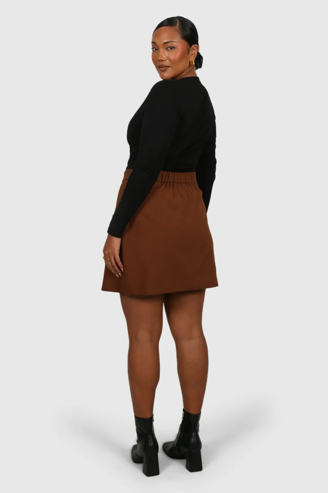 calie_skirt_rust_4.webp Fayt Skirts | CALIE SKIRT RUST