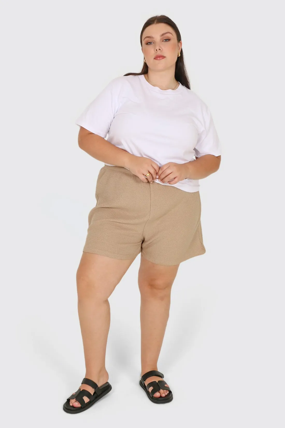 capri_waffle_shorts_biscuit_5.webp Fayt Shorts | CAPRI WAFFLE SHORTS BISCUIT