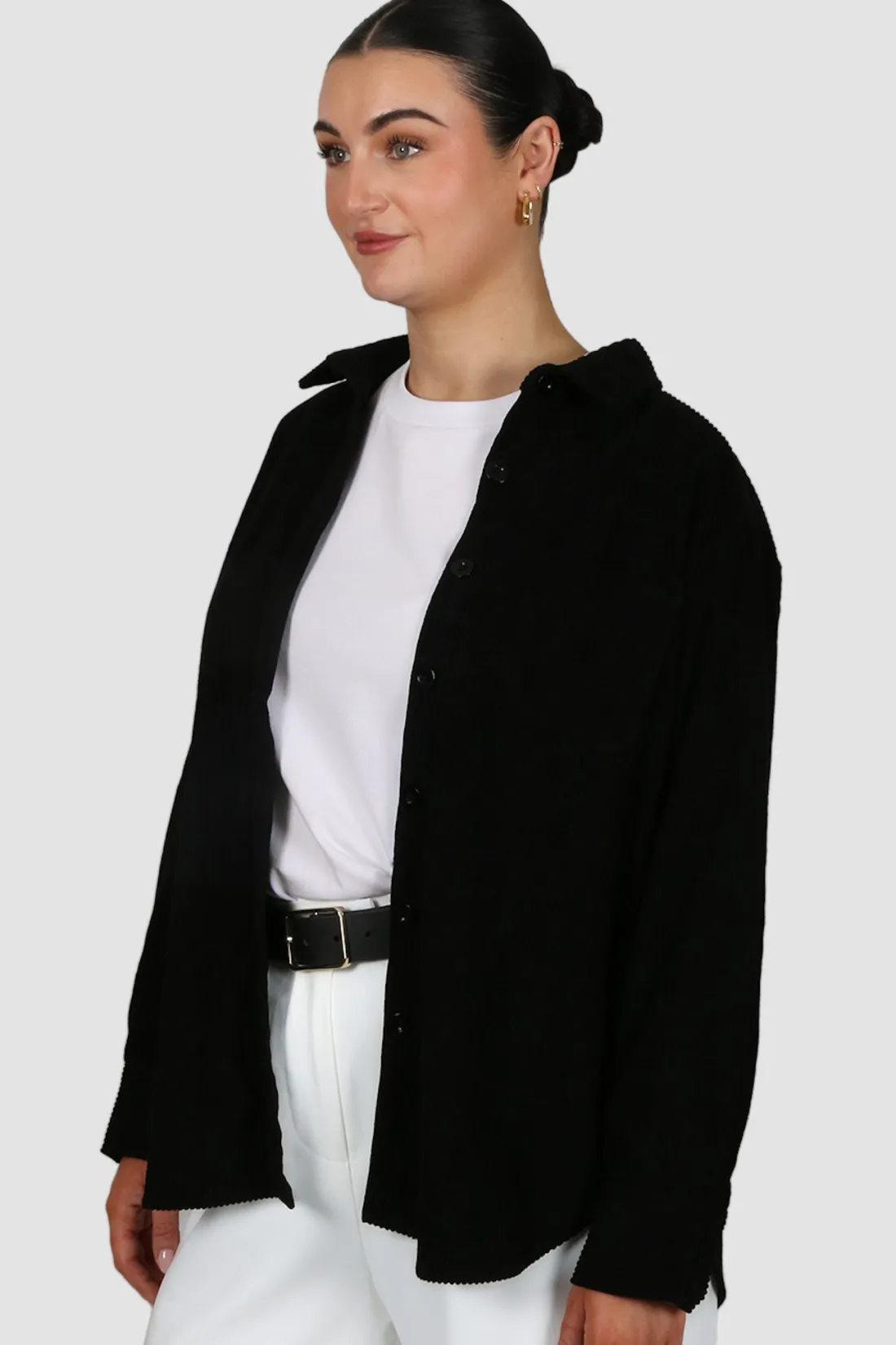 colter_corduroy_shirt_black_3.webp Fayt Tops | Jackets, Knits & Coats | COLTER CORDUROY SHIRT BLACK