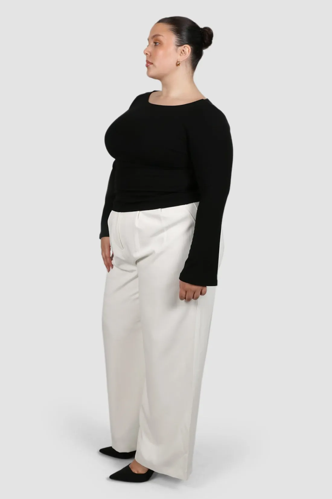 dakota_ribbed_top_black_4.webp Fayt Tops | Jackets, Knits & Coats | DAKOTA RIBBED TOP BLACK