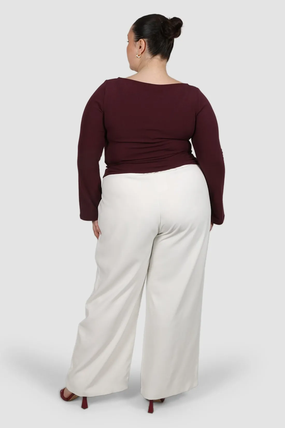 dakota_ribbed_top_wine_4.webp Fayt Tops | Jackets, Knits & Coats | DAKOTA RIBBED TOP WINE