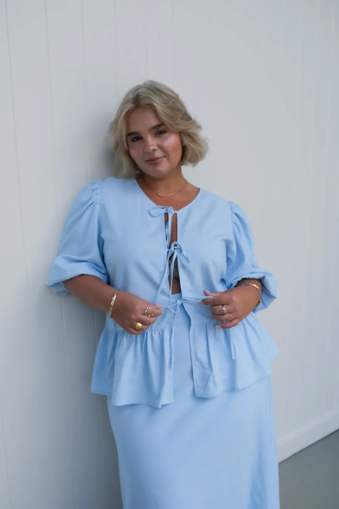 Fayt Tops | FAWN TOP SOFT BLUE