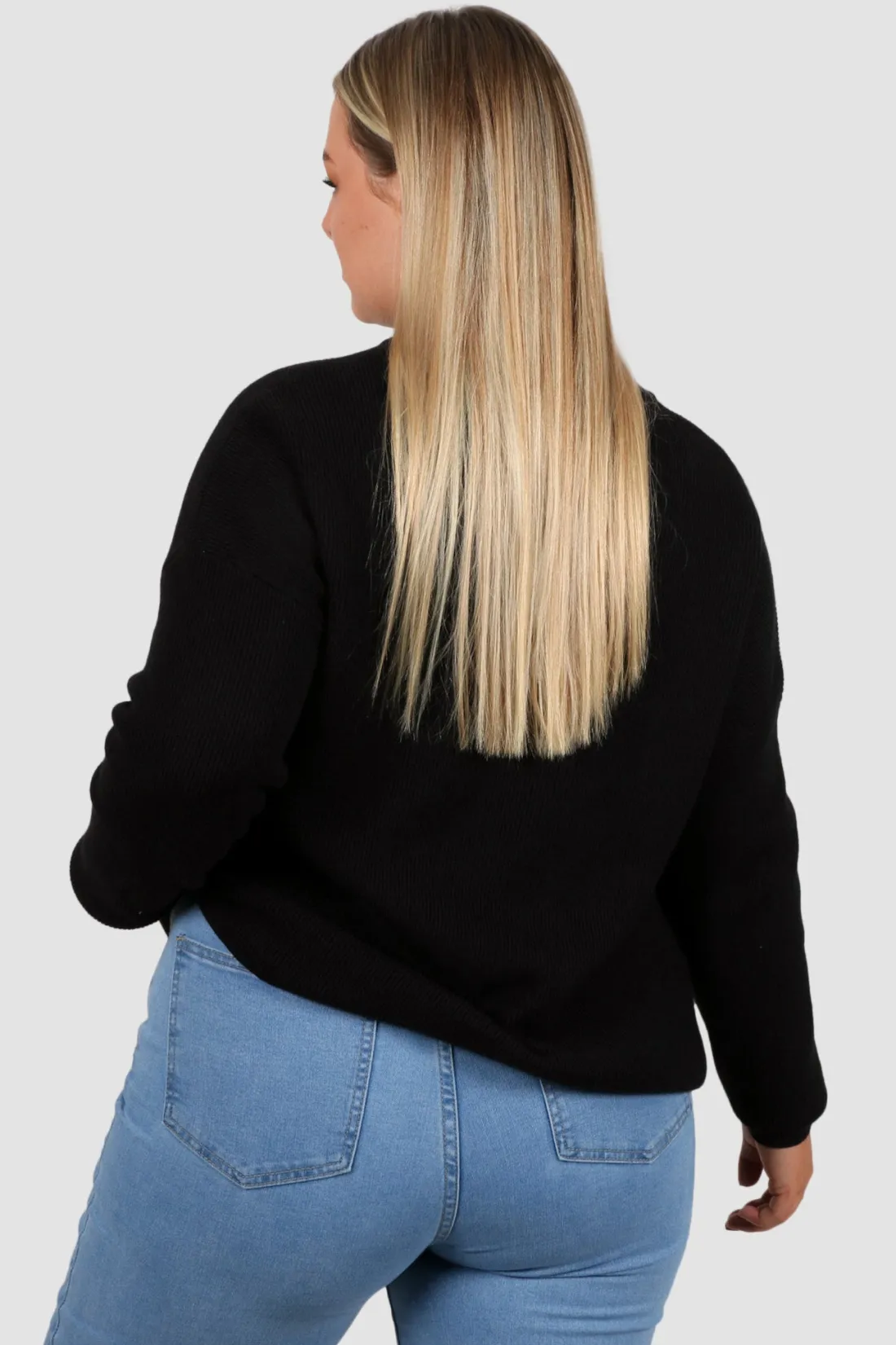fayt_knit_sweater_black_6.webp Fayt Tops | Sweaters & Knits | KNIT SWEATER BLACK