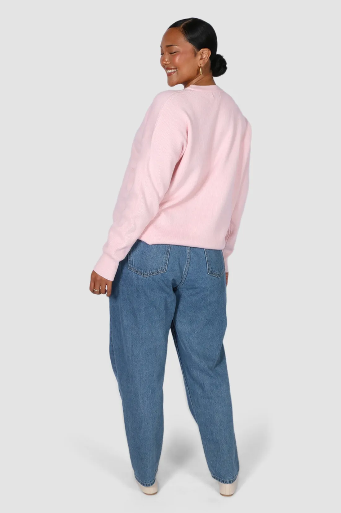 fayt_knit_sweater_pink_2.webp Fayt Tops | Sweaters & Knits | KNIT SWEATER PINK