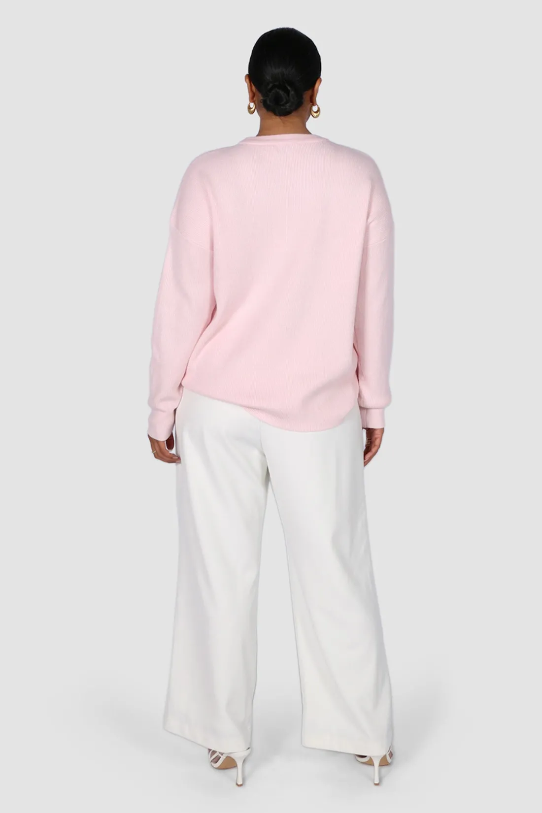 fayt_knit_sweater_pink_8.webp Fayt Tops | Sweaters & Knits | KNIT SWEATER PINK