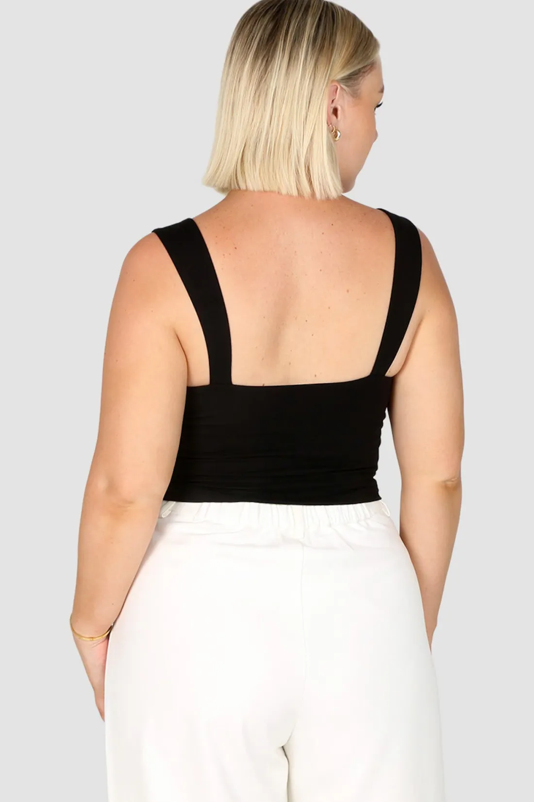 Fayt Tops | LEYNA TOP BLACK