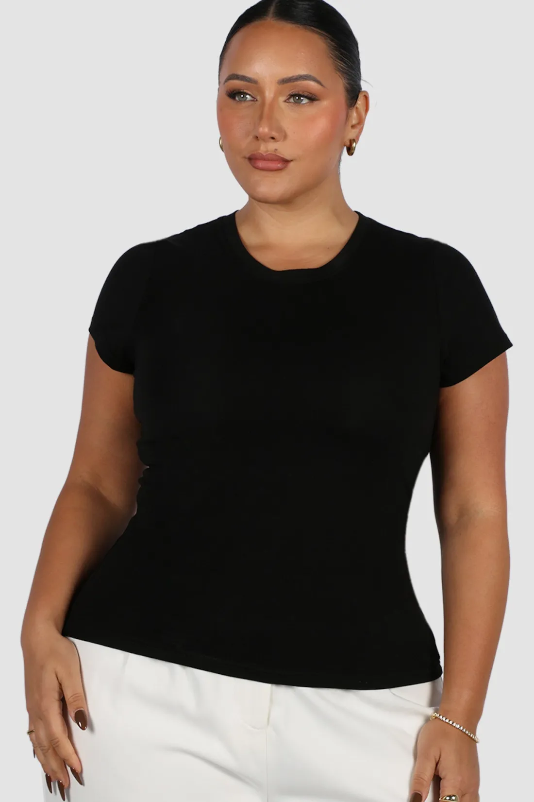 Fayt Tops | LIGHT BUTTERY TEE BLACK