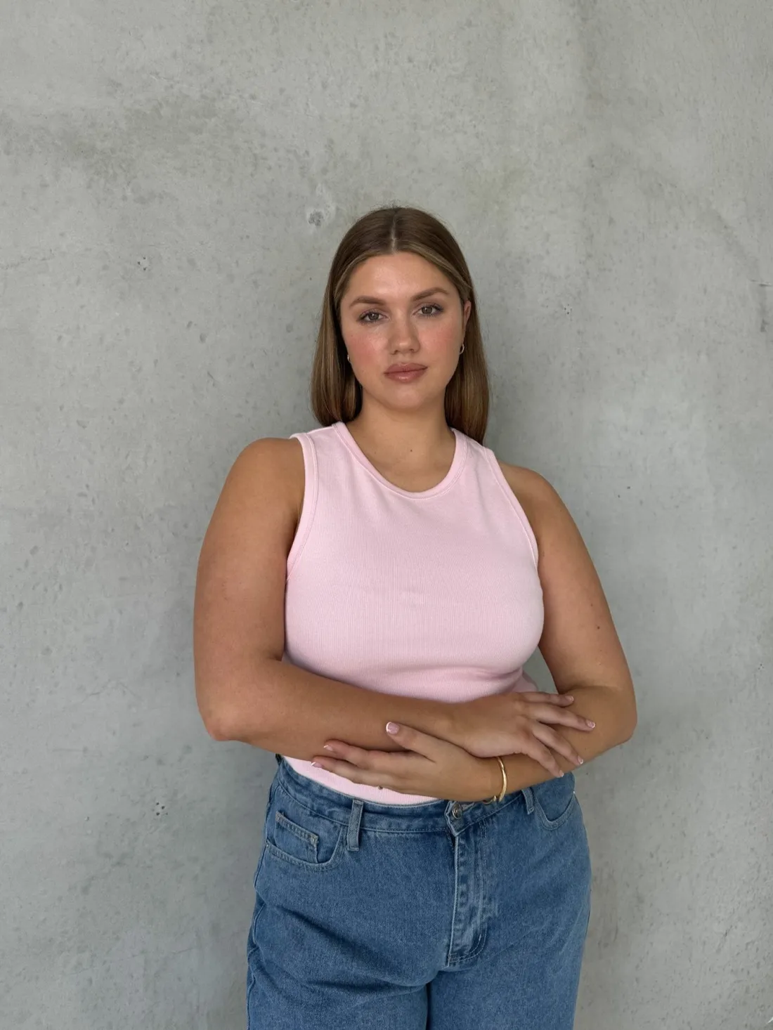 Fayt Tops | MALIBU TOP BABY PINK