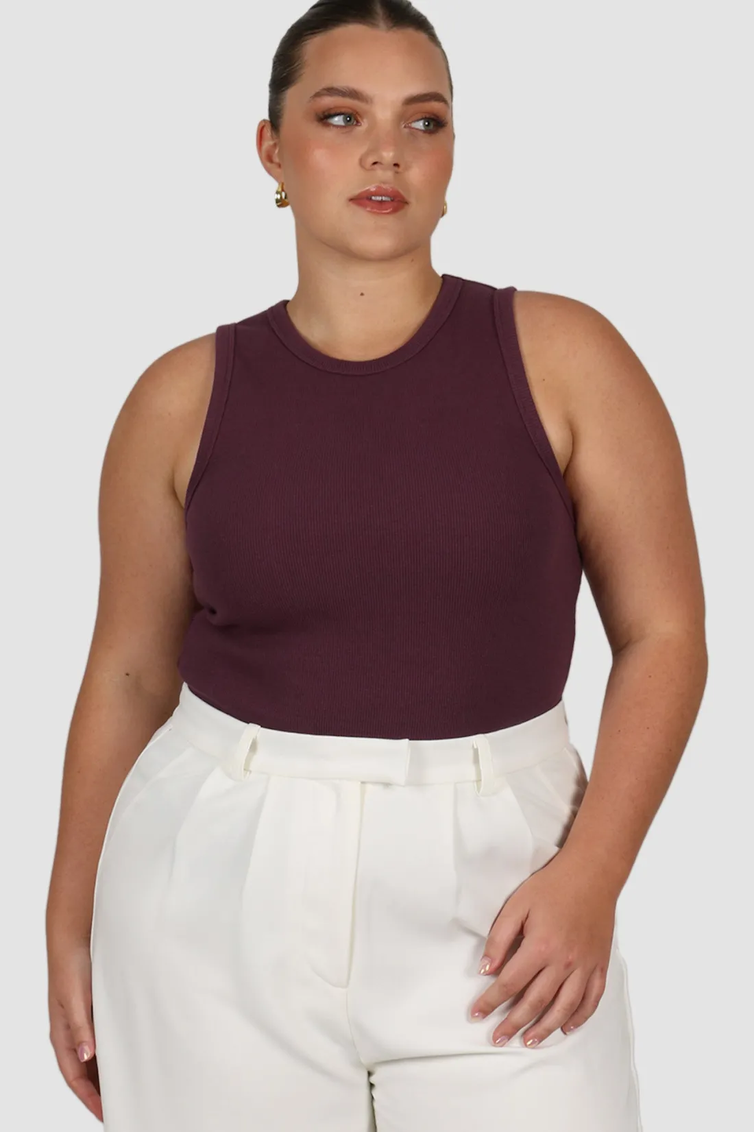 Fayt Tops | MALIBU TOP PLUM