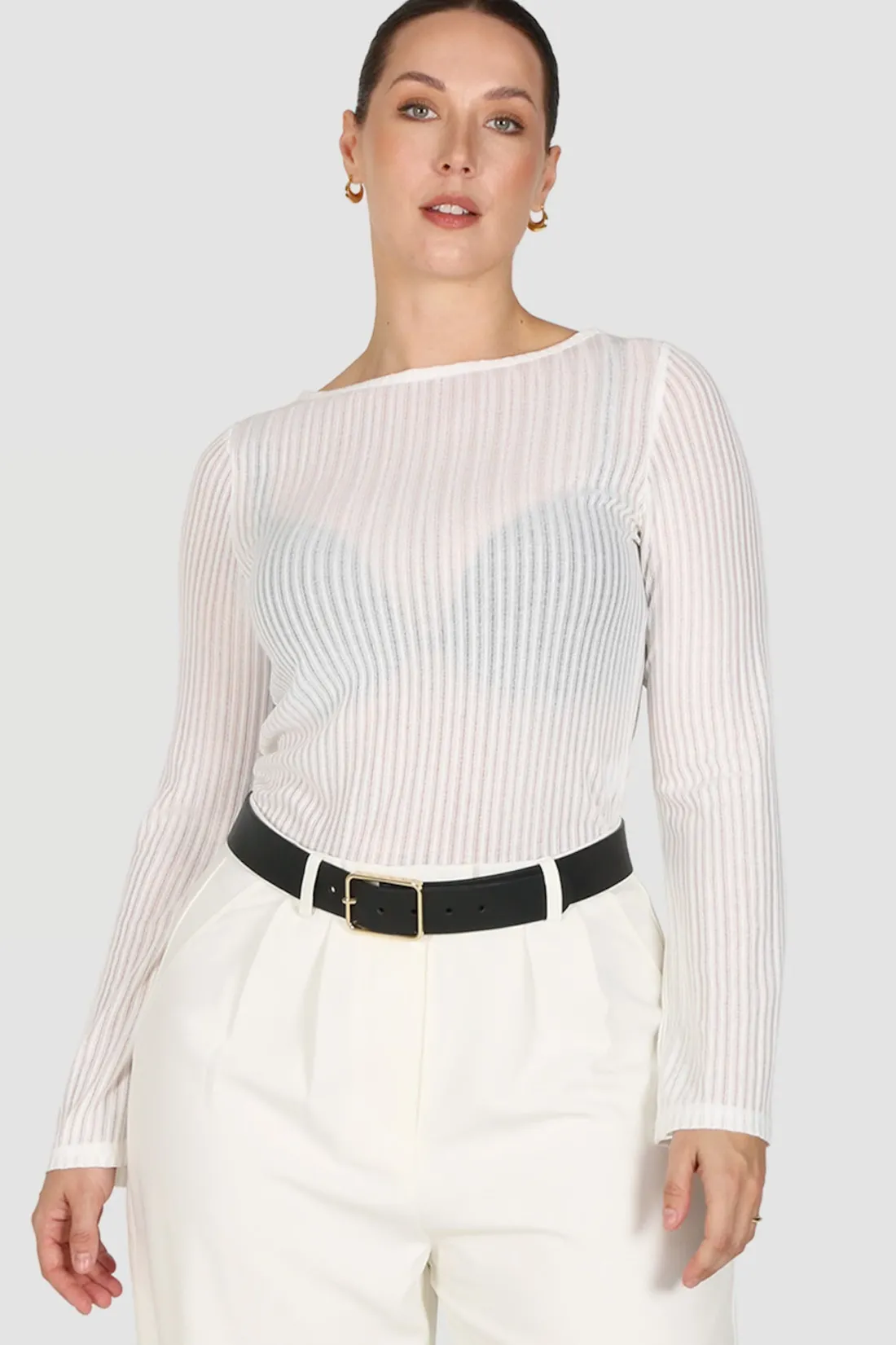 Fayt Tops | MARZA TOP WHITE