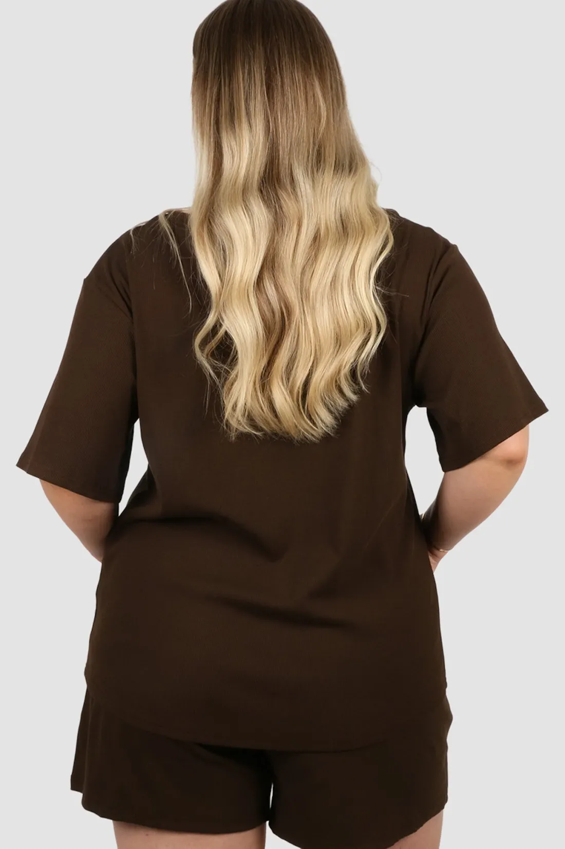 Fayt Tops | Sets | NOLYN RIB TEE ESPRESSO