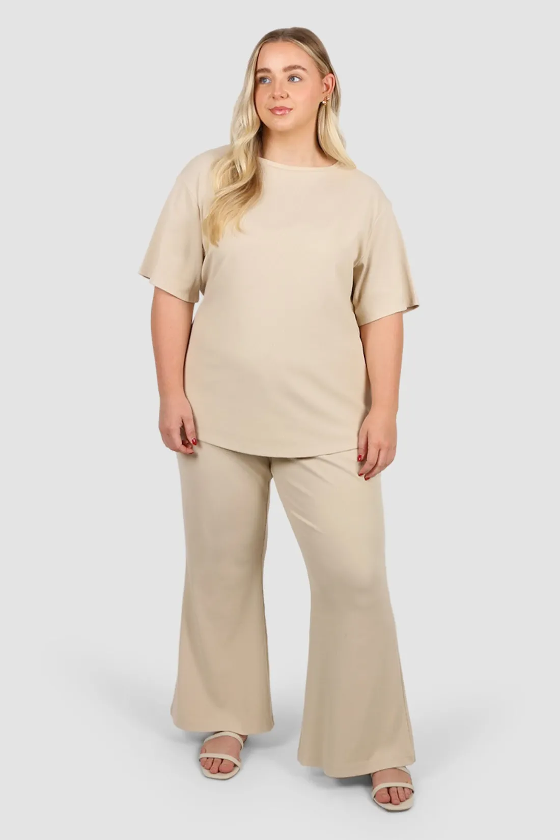 Fayt Tops | Sets | NOLYN RIB TEE VANILLA