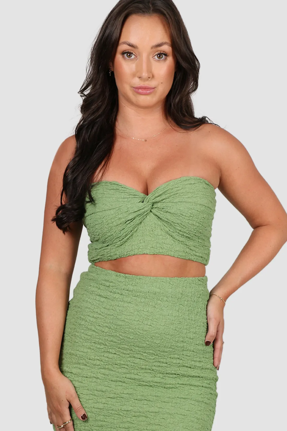 Fayt Tops | OPAL TWIST TOP SAGE