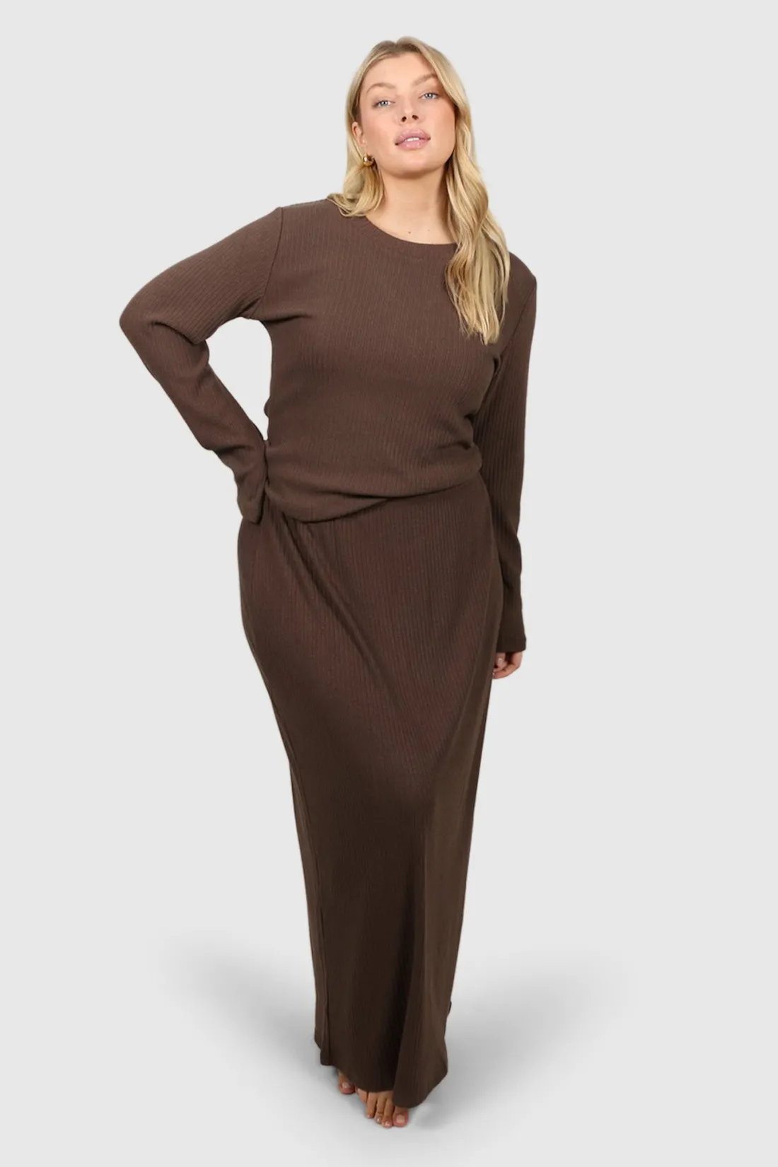 petra_skirt_cocoa_5.webp Fayt Skirts | Sets | PETRA SKIRT COCOA