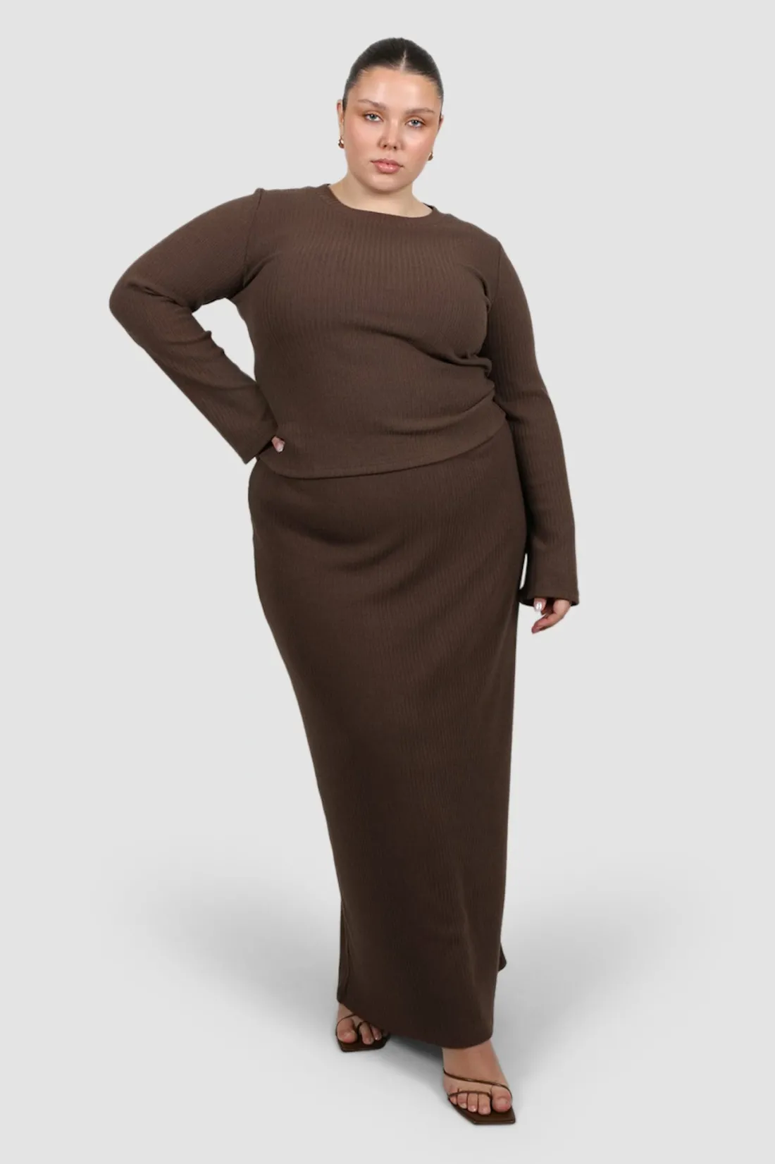 petra_skirt_cocoa_7.webp Fayt Skirts | Sets | PETRA SKIRT COCOA