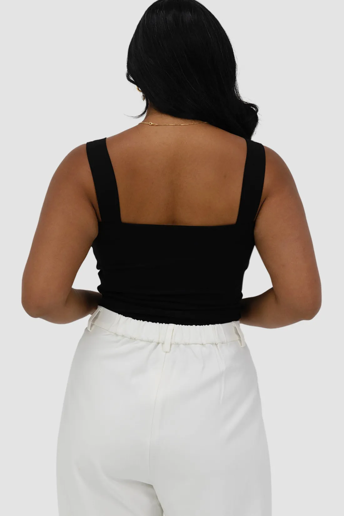 Fayt Tops | QUINN FULL LENGTH TOP BLACK