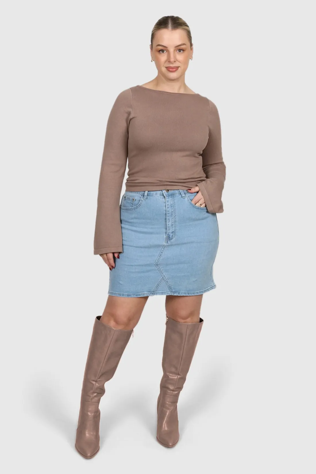 rae_knit_top_mocha_5.webp Fayt Tops | Jackets, Knits & Coats | RAE KNIT TOP MOCHA