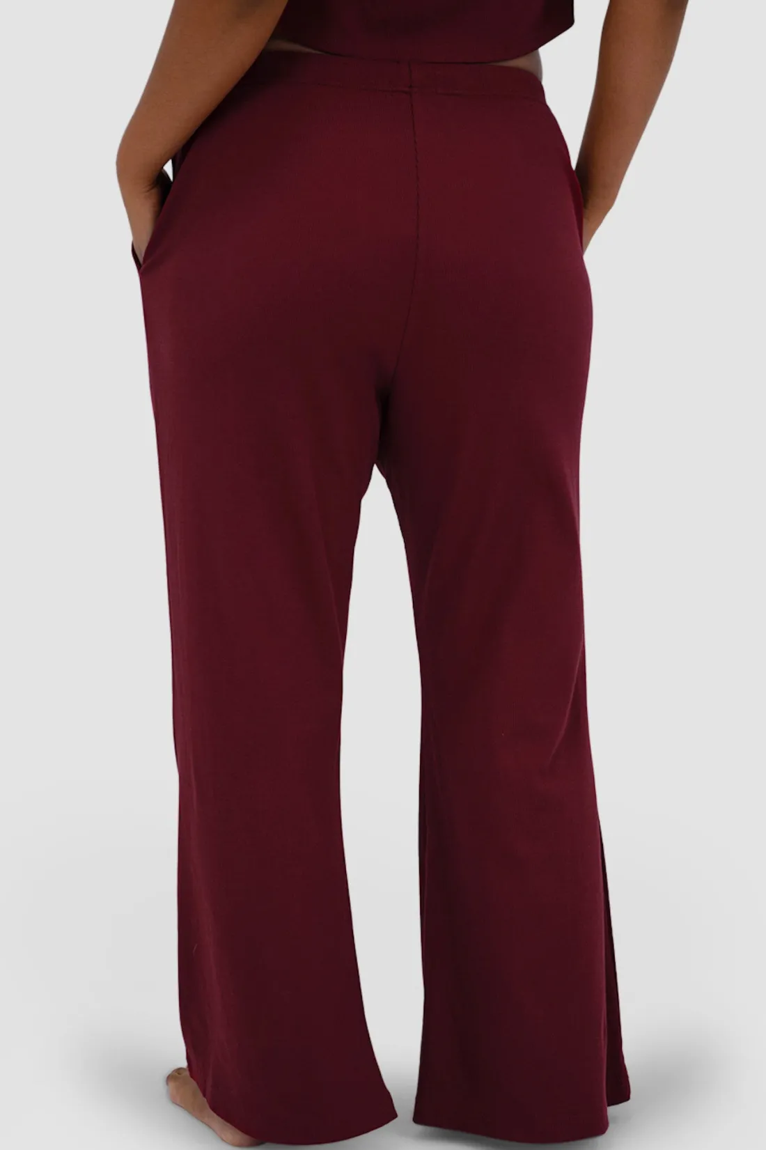 rayln_rib_pants_wine_5.webp Fayt Sets | RAYLN RIB PANTS WINE
