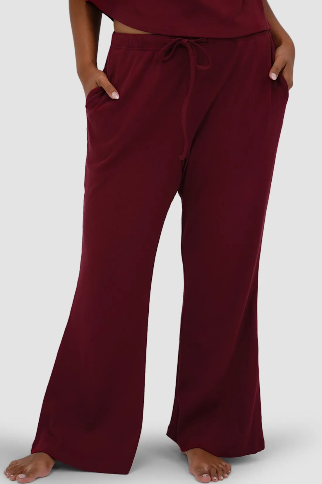 rayln_rib_pants_wine_8.webp Fayt Sets | RAYLN RIB PANTS WINE