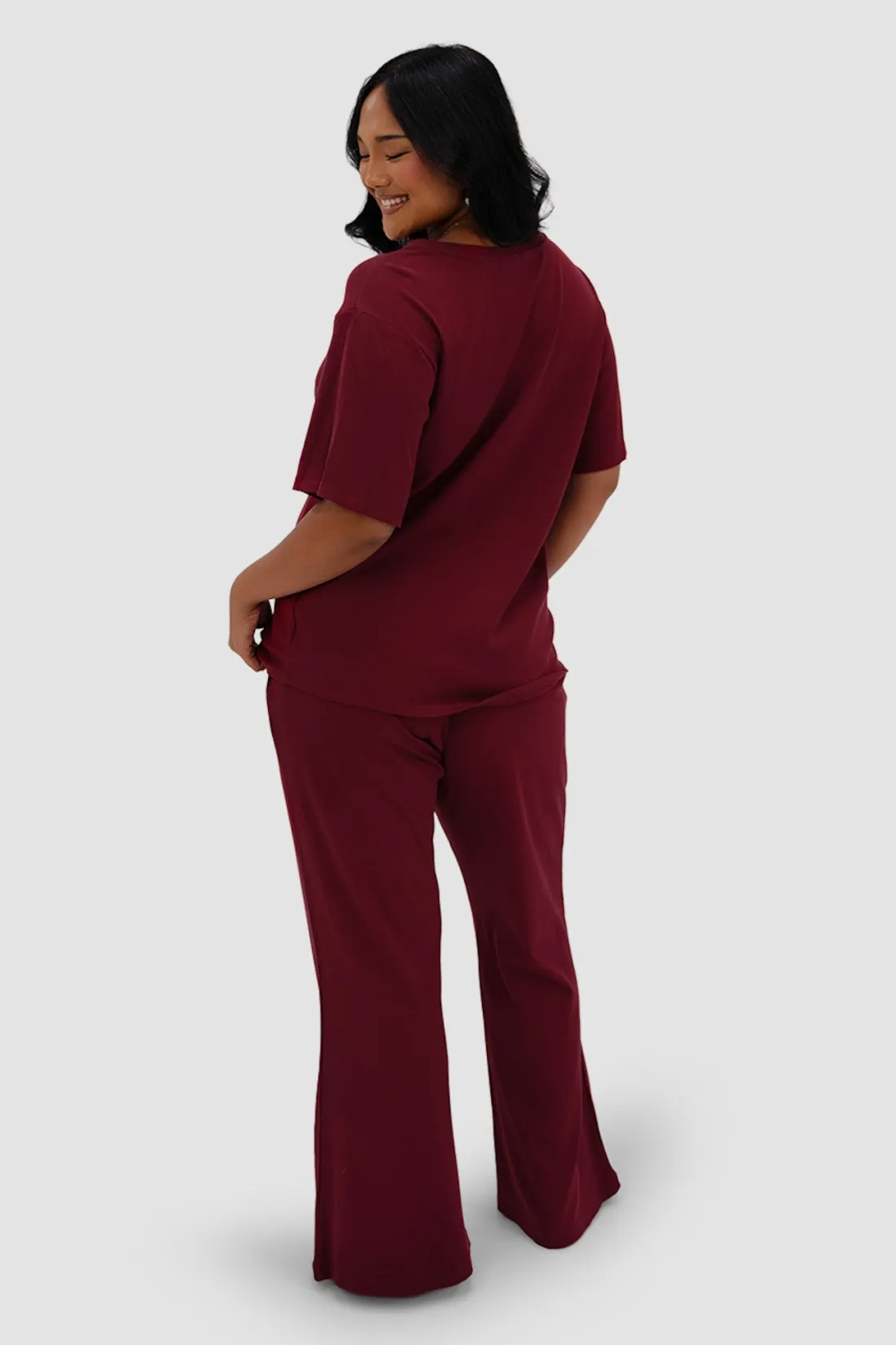 rayln_rib_pants_wine_9.webp Fayt Sets | RAYLN RIB PANTS WINE