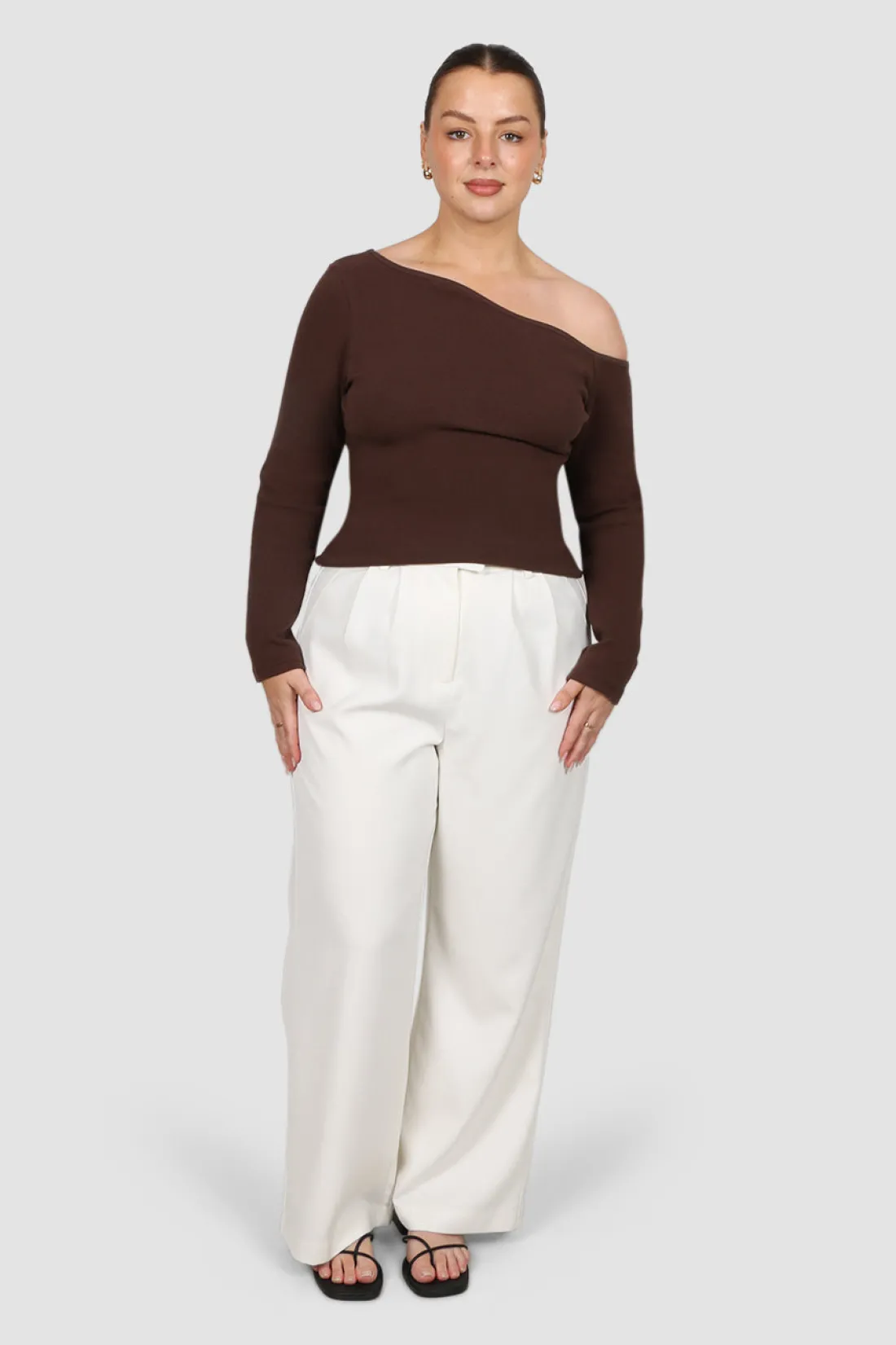 Fayt Tops | Jackets, Knits & Coats | RUMI RIB TOP ESPRESSO