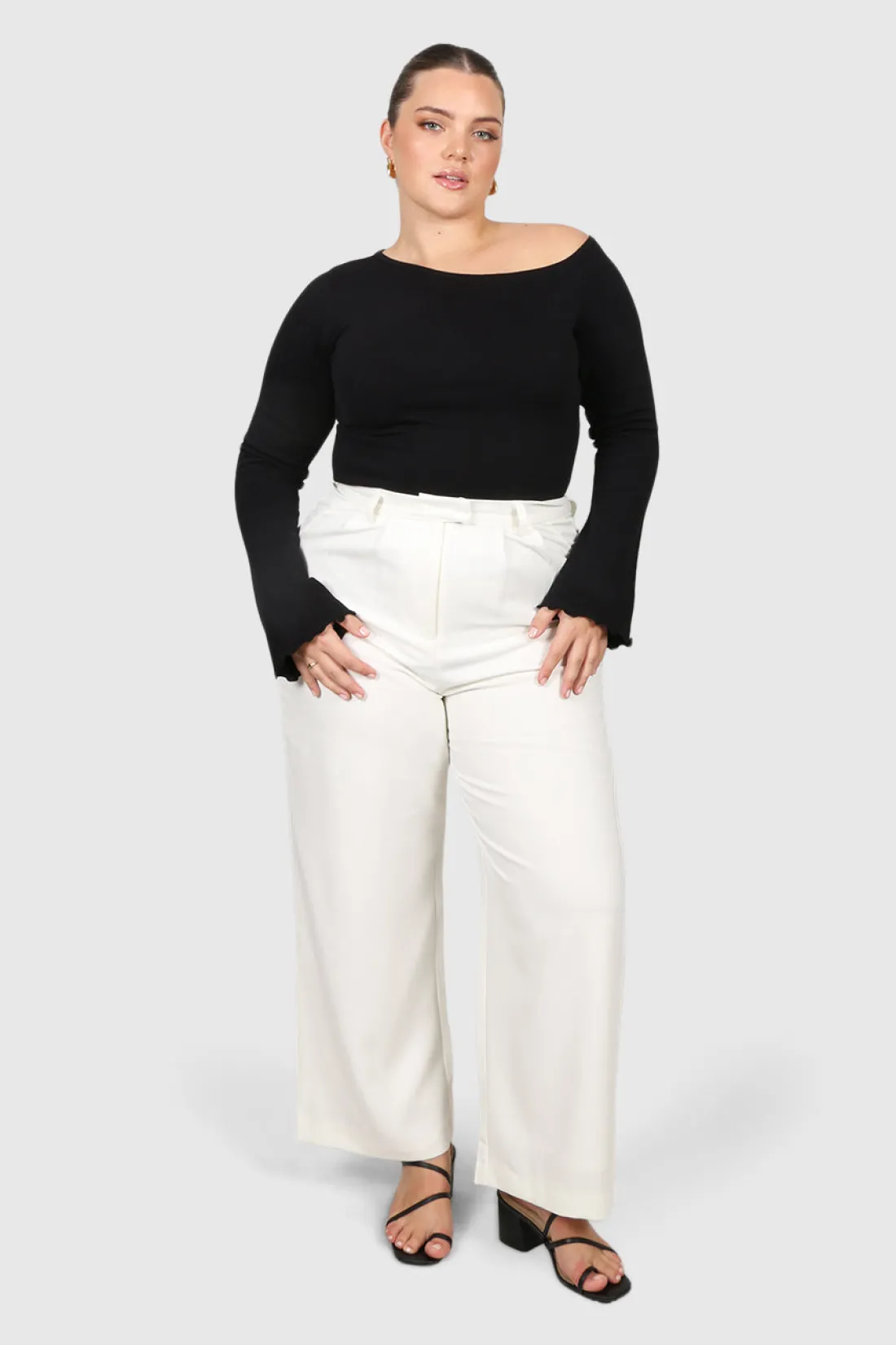 Fayt Tops | Jackets, Knits & Coats | RYLIE KNIT TOP BLACK