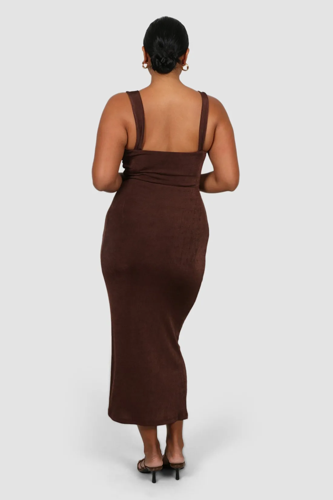 sascha_dress_espresso_2.webp Fayt Dresses | Dresses | SASCHA DRESS ESPRESSO