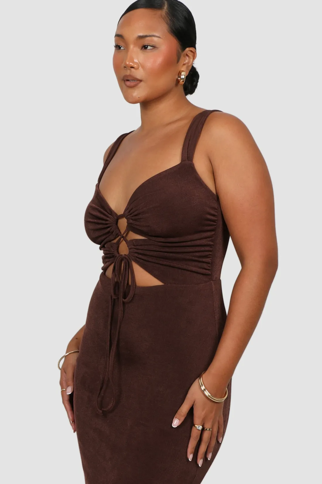 sascha_dress_espresso_4.webp Fayt Dresses | Dresses | SASCHA DRESS ESPRESSO