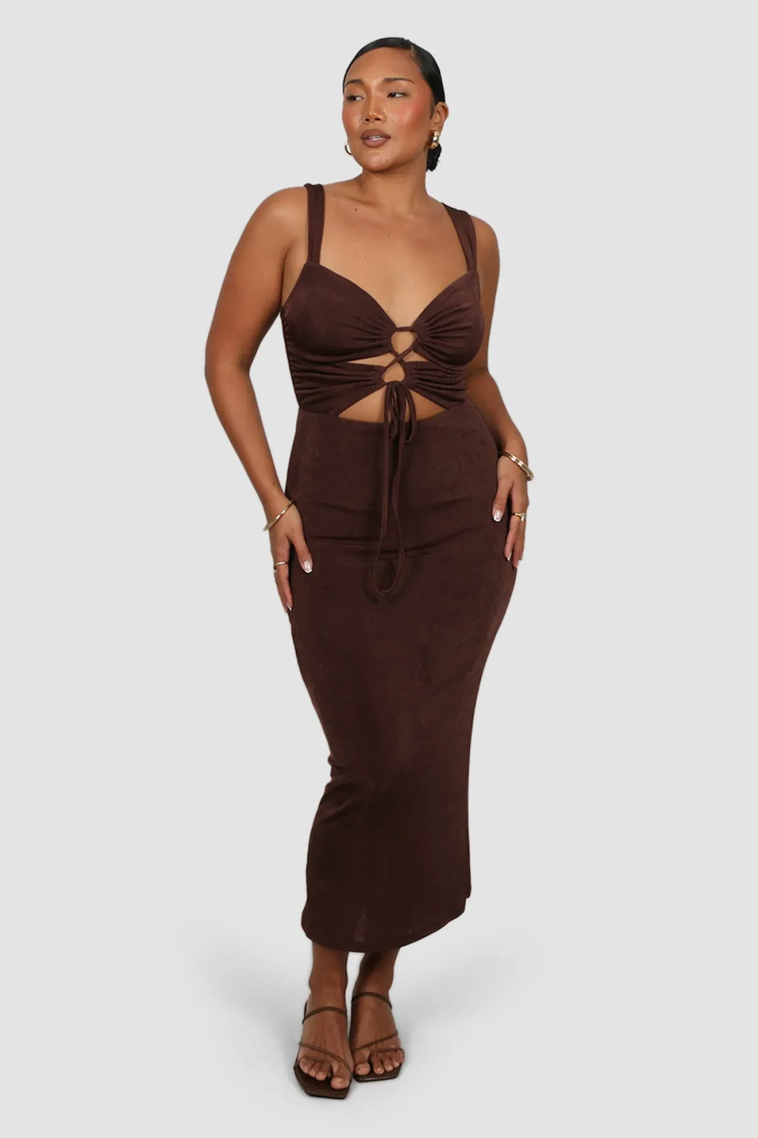 sascha_dress_espresso_7.webp Fayt Dresses | Dresses | SASCHA DRESS ESPRESSO