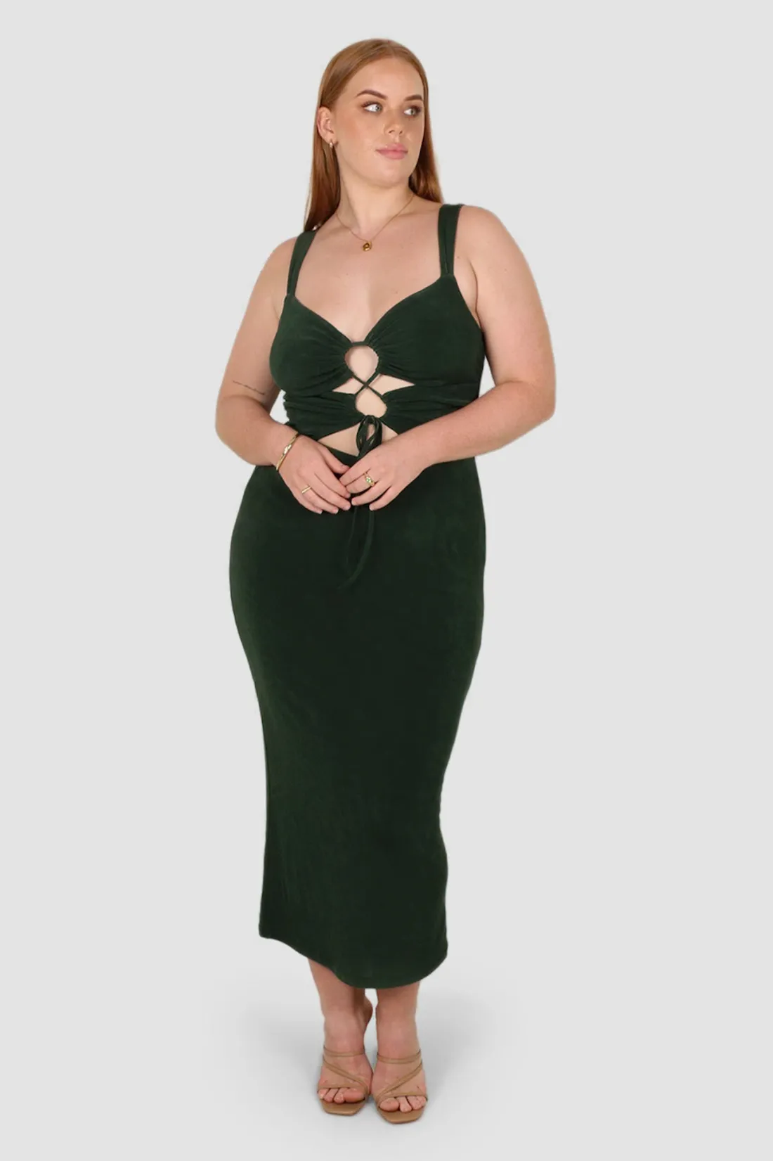 sascha_dress_pine_5.webp Fayt Dresses | Dresses | SASCHA DRESS PINE