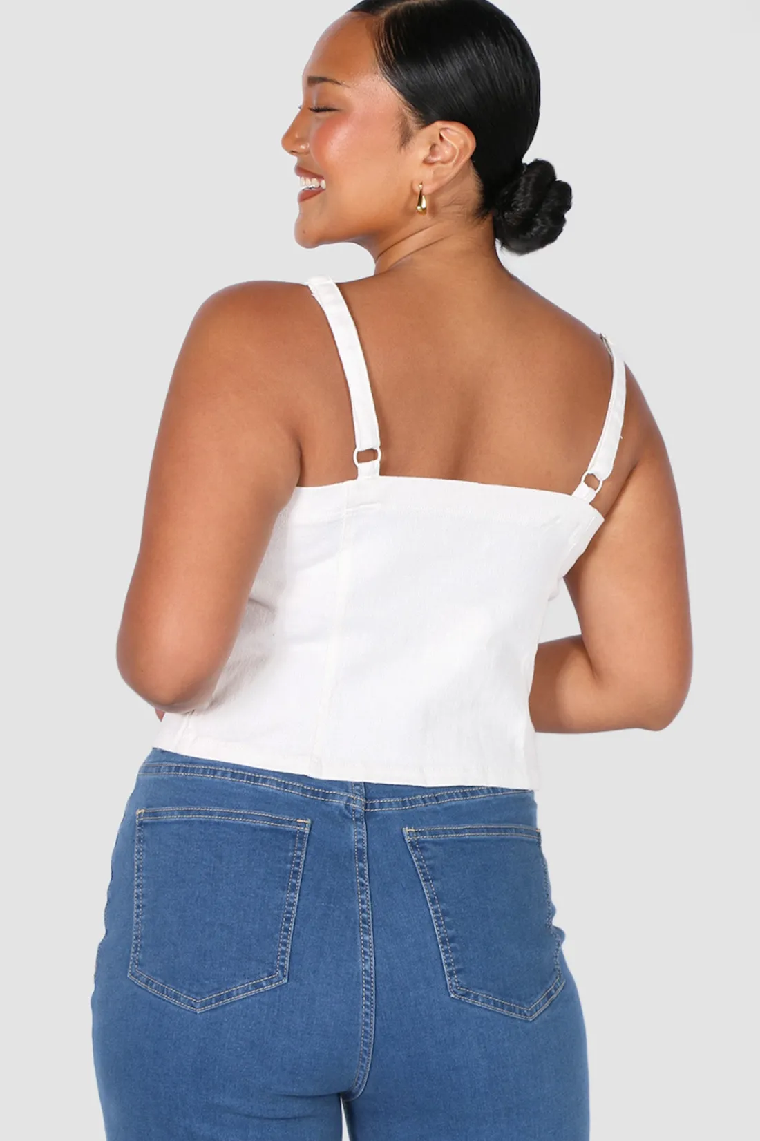 siren_denim_top_white_2.webp Fayt Denim | Jeans | SIREN DENIM TOP WHITE