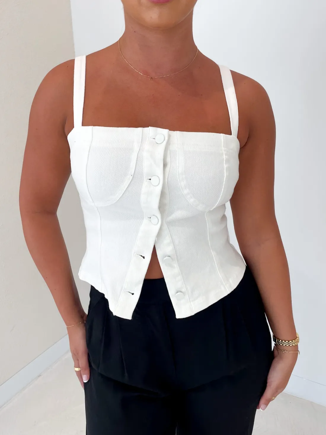 siren_denim_top_white_8.webp Fayt Denim | Jeans | SIREN DENIM TOP WHITE