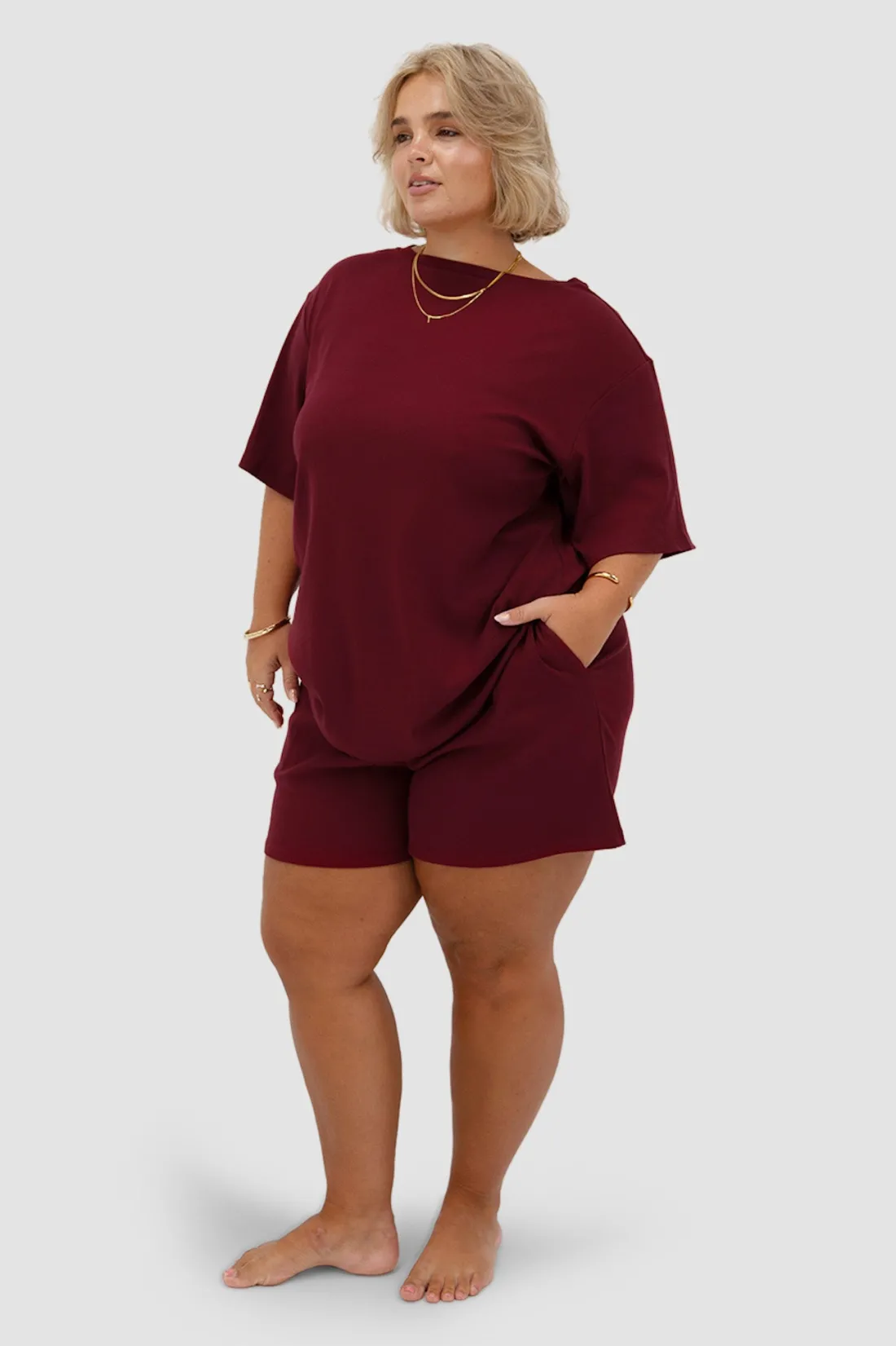 torla_rib_shorts_wine_5.webp Fayt Sets | TORLA RIB SHORTS WINE