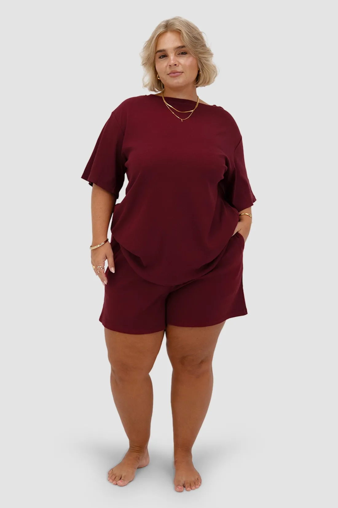 torla_rib_shorts_wine_6.webp Fayt Sets | TORLA RIB SHORTS WINE