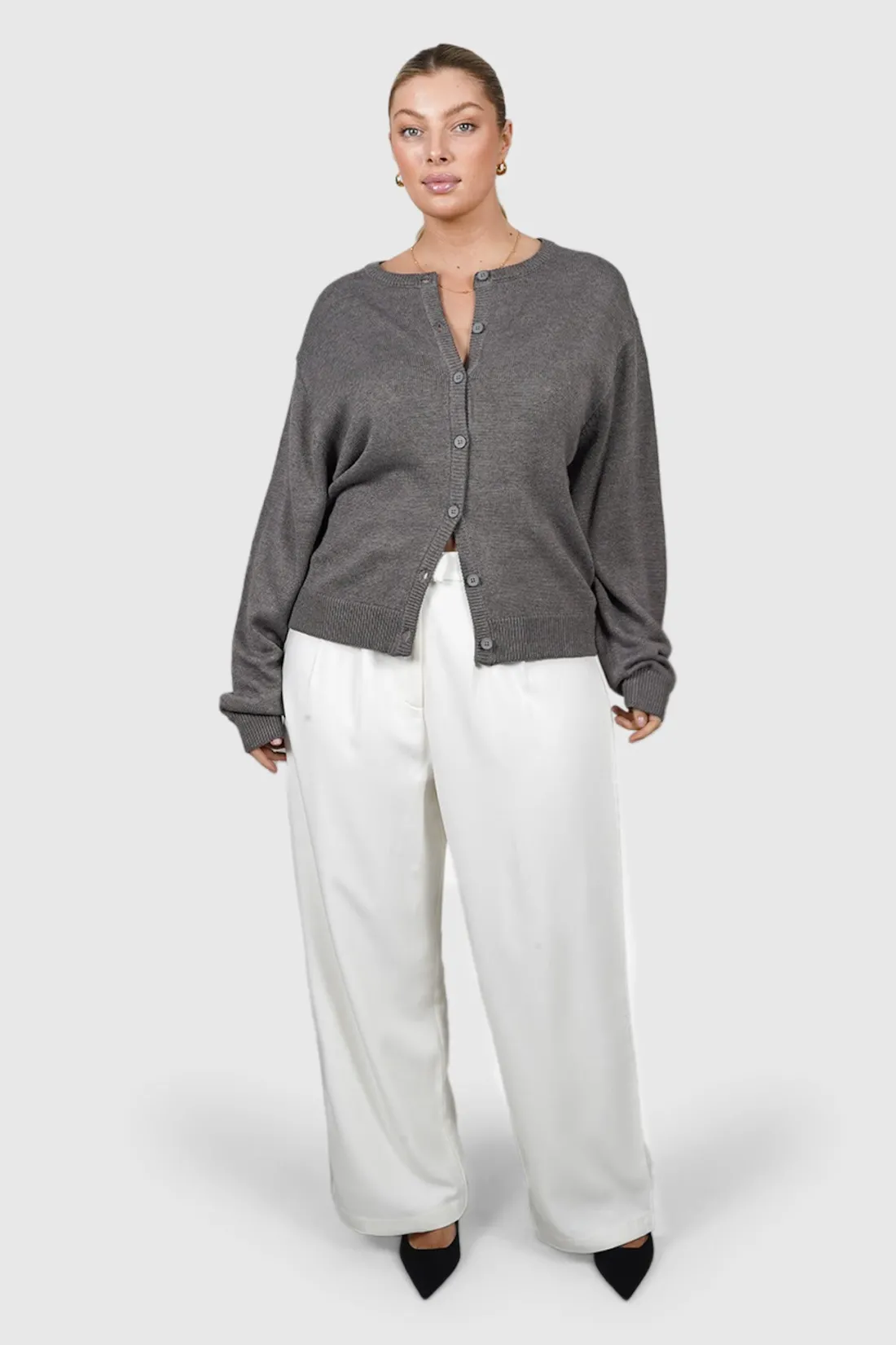 willow_knit_cardigan_grey_3.webp Fayt Tops | Sweaters & Knits | WILLOW KNIT CARDIGAN GREY