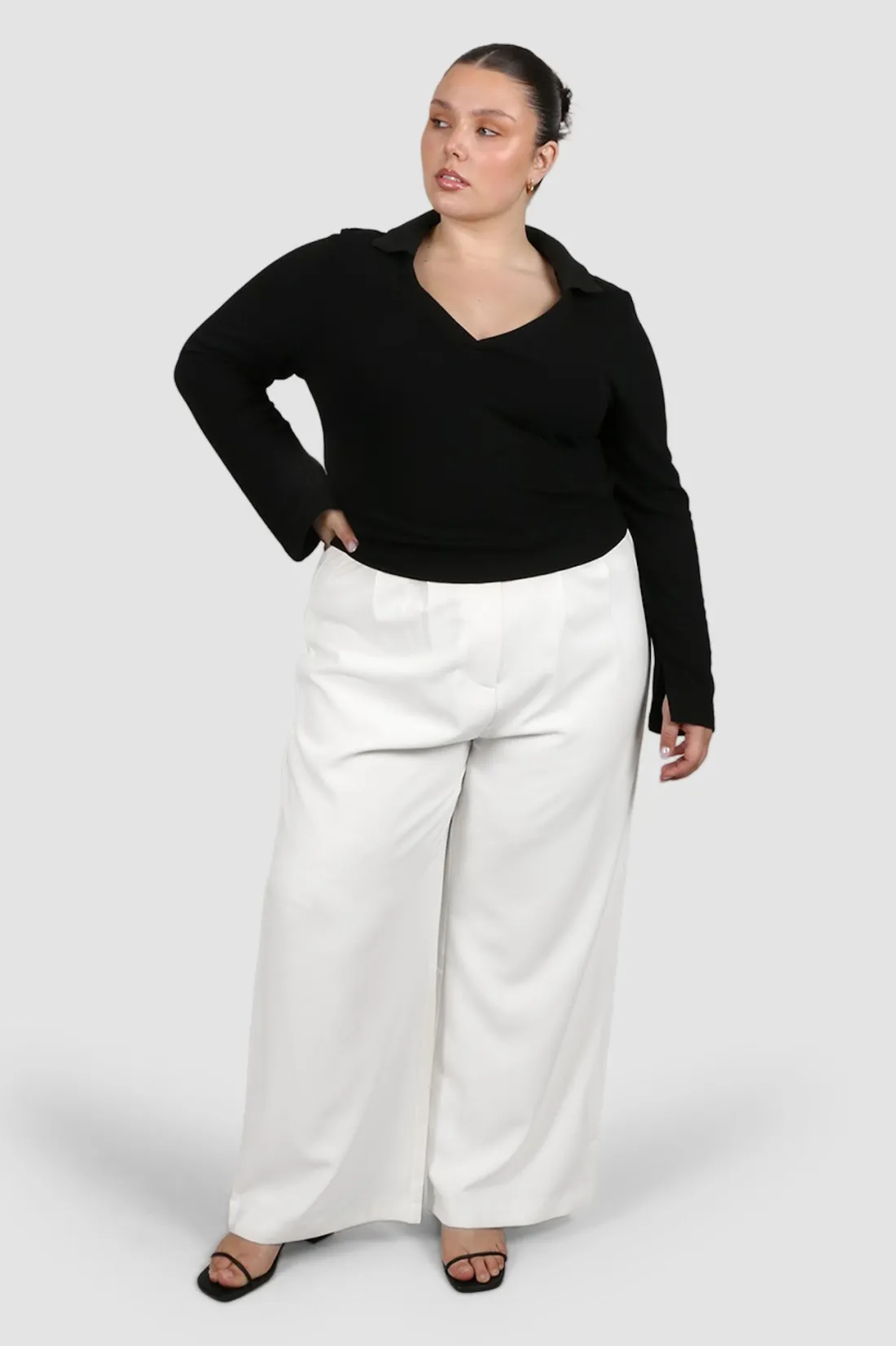 Fayt Tops | Jackets, Knits & Coats | ZITA RIB TOP BLACK